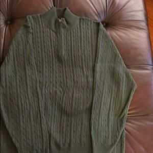 Cable knit sweater